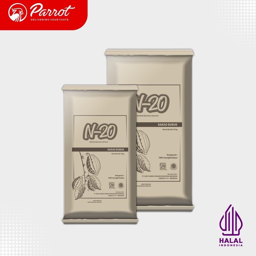N-20 Cocoa Powder Bubuk Cokelat N20 Bubuk Cokelat Murni N 20