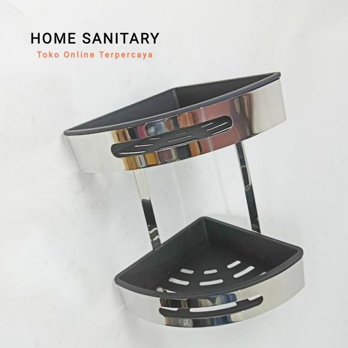 Rak Sabun Stainless Kamar Mandi/Rak Sabun Sudut Kamar Mandi
