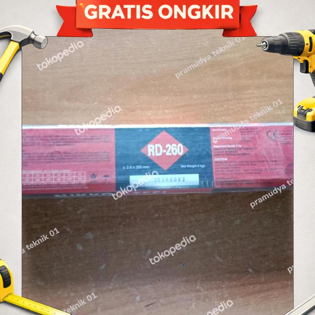 Kawat Las Nikko Rd 260 2.6Mm (5Kg) / Rd 260 2.6Mm
