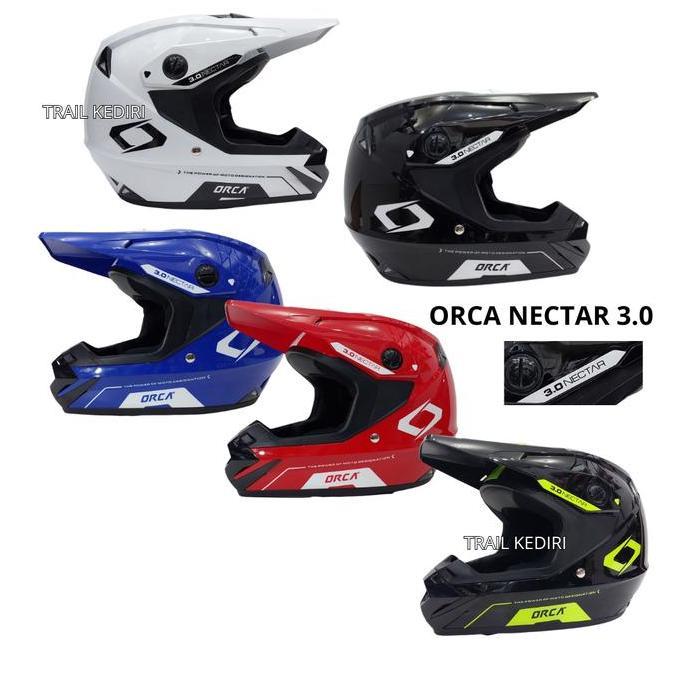 Helm RSV Orca Black Glossy RSV White Helm Trail Google