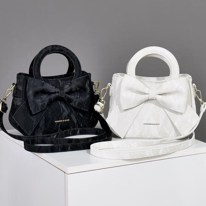 M12190 Tas Wanita Simpel Tapi Elegan Tas Tangan Tas Pita Hand Bag