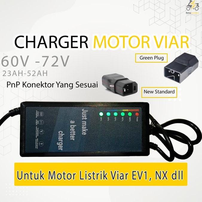 CHARGER MOTOR LISTRIK VIAR