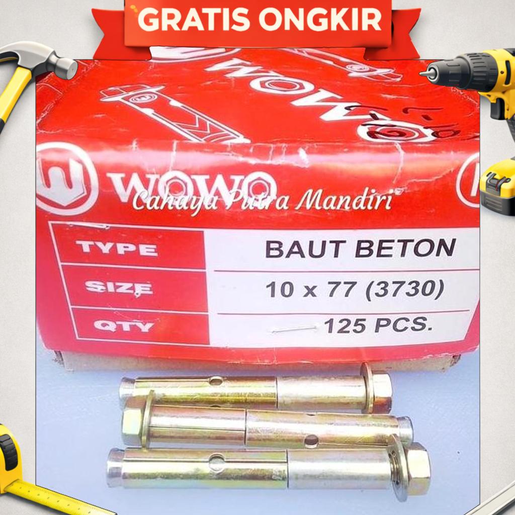 Dinabolt 10X77/Dinabolt Wowo 10X77/ Baut Mur Tembok 10X77