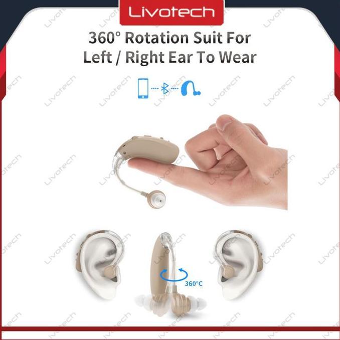 Sangat Aman Alat Bantu Dengar Bion A-360 Fitur Bluetooth Bisa Di Charge Hearing Aid Rechargeable Cas