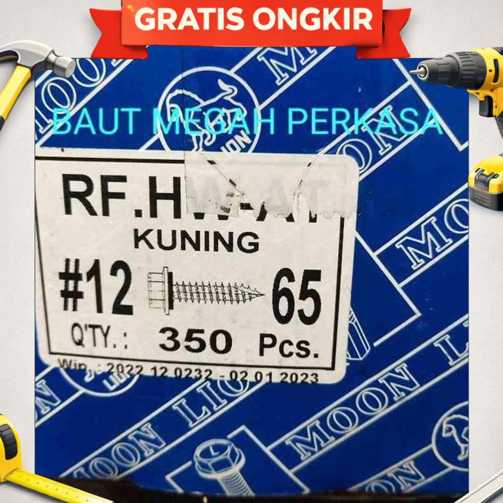 Sekrup Roofing Kayu 6.5Cm (1 Dus =350 Pcs)