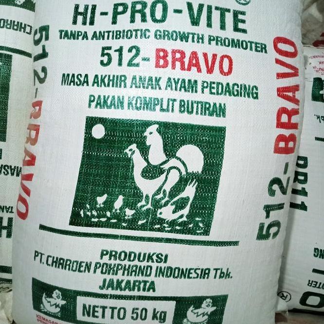 Pur Ayam 512 Voer Pakan Ayam Hi Pro Vite 512 Charoen Paket 10 Kg Cargo