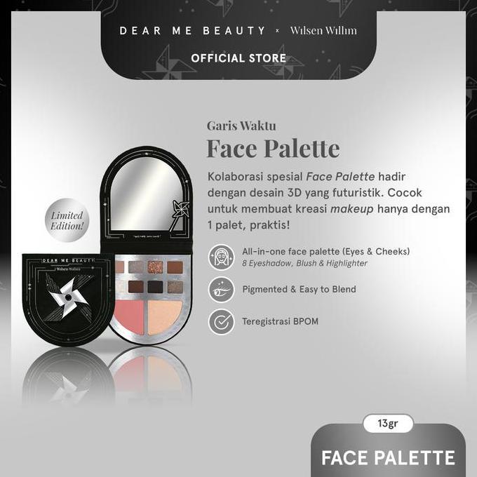 Bytwll- Dear Me Beauty X Wilsen Willim Garis Waktu Face Palette - Limited Edition