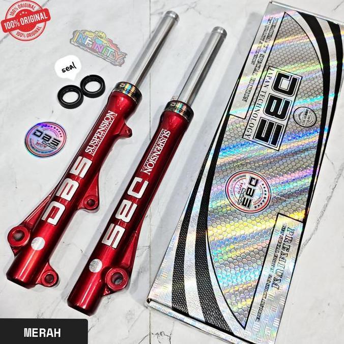 Shock Depan Dbs 8906 + Seal Beat Vario 110 Fi Scoopy Vario 125/150 Genio Mio J / Mio Sporty Komplit 