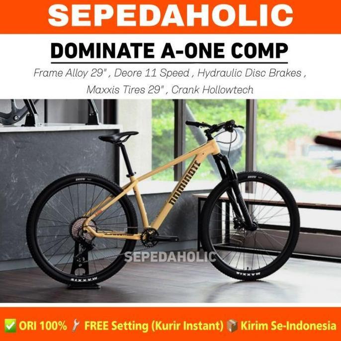 Terlaris Sepeda Gunung Mtb Dominate A One Comp 11 Speed Deore Rem Hidrolik 29 Inch