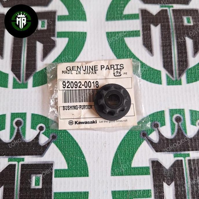 bushing bosh karet dudukan silencer knalpot ninja 250 fi 250fi new ori