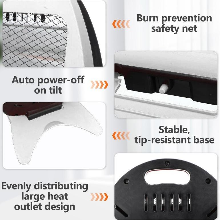 CUCI GUDANG Penghangat Ruangan Listrik Pemanas Ruangan Portable Compact Room Heater Alat Pemanas Rua