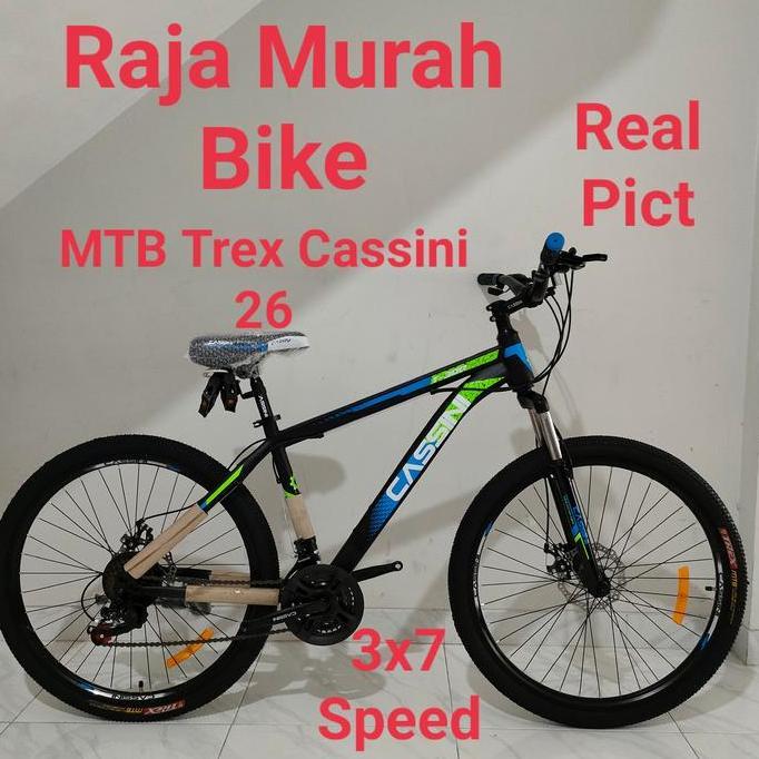Terlaris (Khusus Gojek/Grab) Sepeda Gunung Mtb Cassini 26 Inch Mtb 26" Cassini
