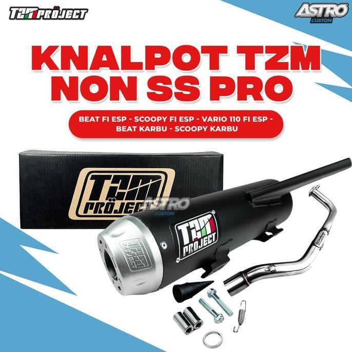 Tzm Knalpot Project Beat Fi Esp Scoopy Fi Esp Std Non Ss Pro Full Pack Silincer Racing