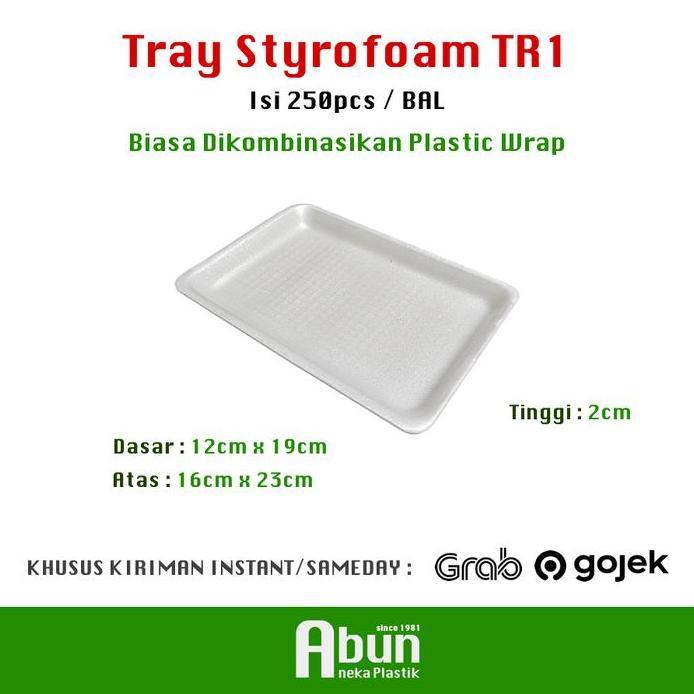 Tray Styrofoam TR-1 Isi 250pcs