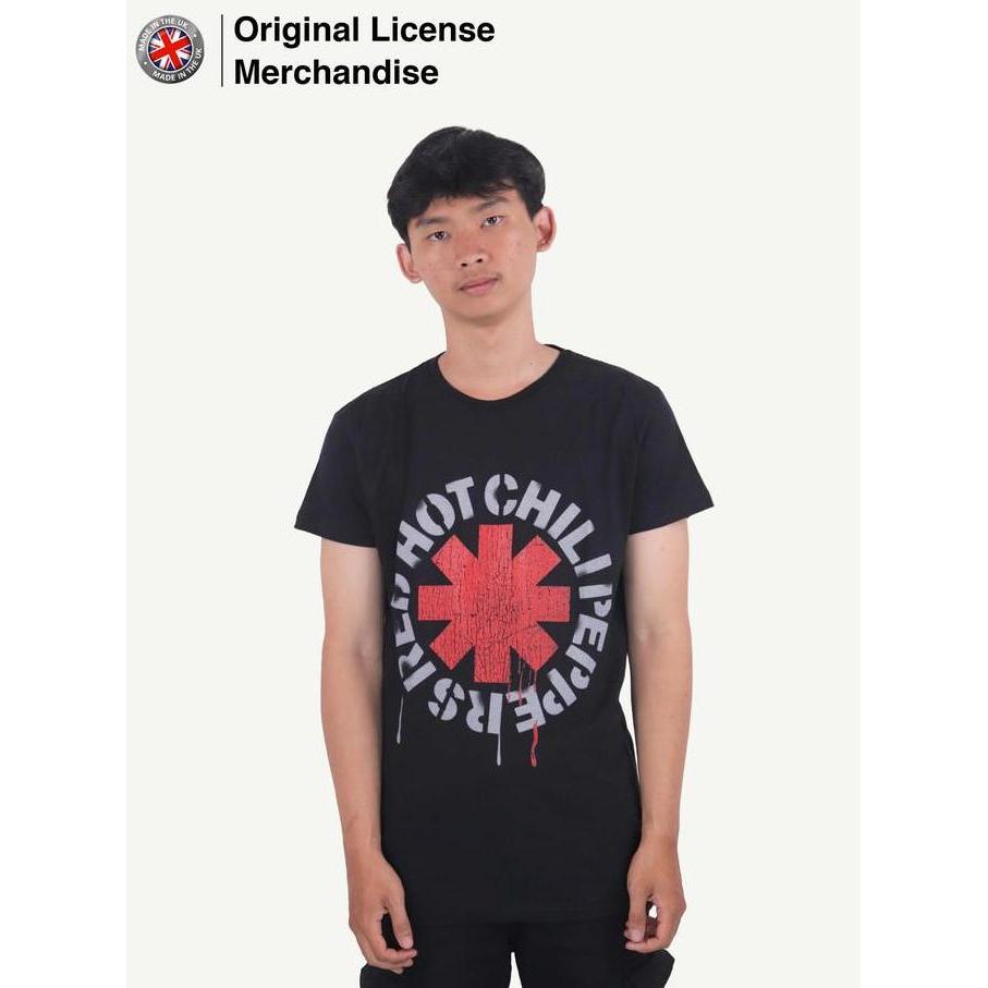 Kaos Tshirt Gildan Band Musik Original RED HOT CHILI PEPPERS Stencil