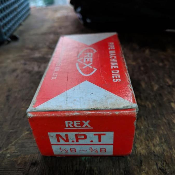 Mata mesin senai pipa REX NPT 1/2 - 3/4B