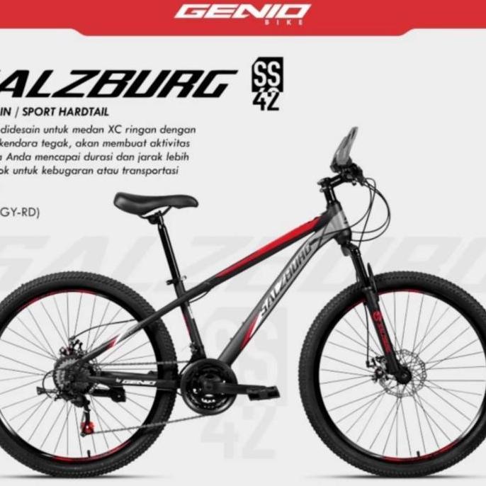 Terlaris Sepeda Gunung Mtb 24 Genio Salzburg Ss-42