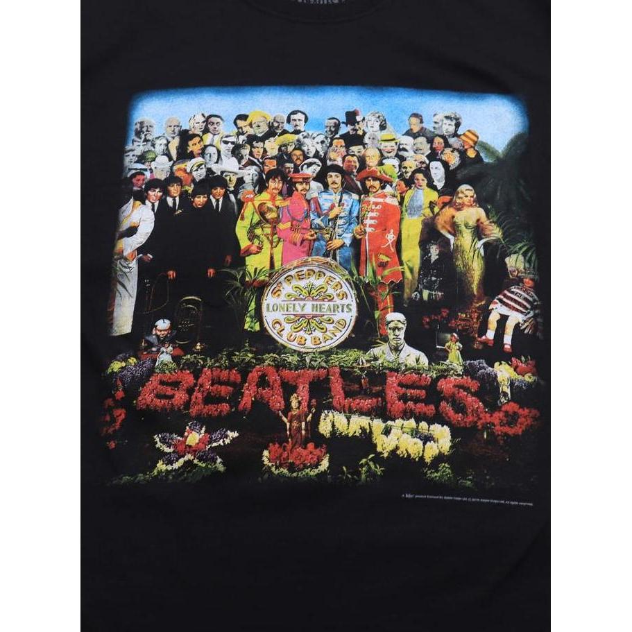 Kaos Musik Original Band BEATLES Official Backprint Vintage Sgt Pepper
