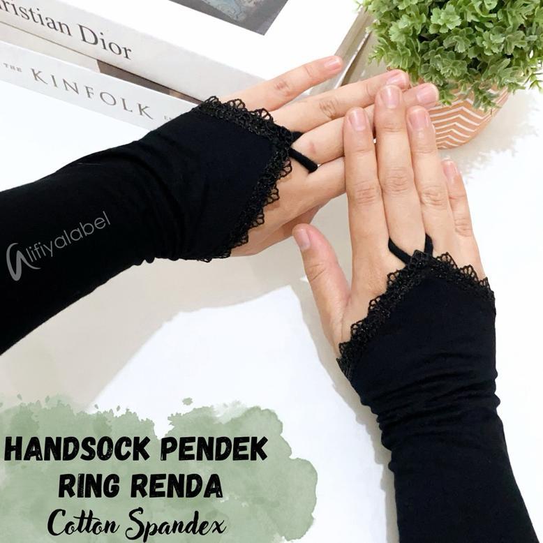 MANSET HANDSOCK PENDEK CINCIN RENDA SPANDEK RAYON / HANDSOCK RING KAOS RAYON Obral ramdahan