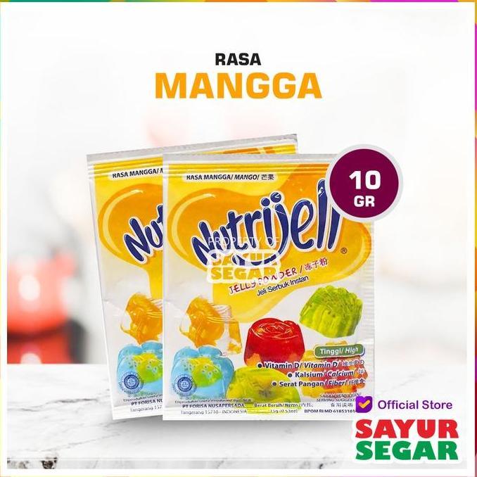 JELLY POWDER / PUDING NUTRIJELL [10G] SACHET - MANGGA KODE 1073