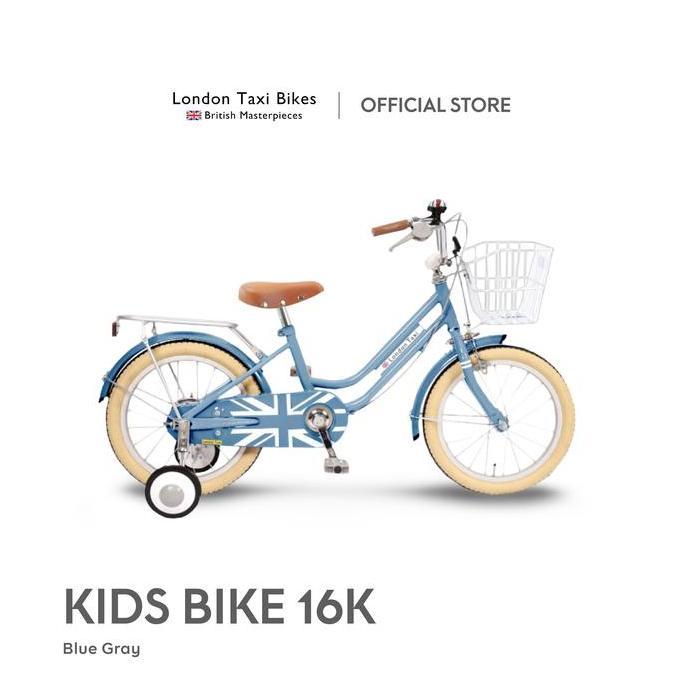 Terlaris Sepeda Anak London Taxi Kids 16K - Blue Gray