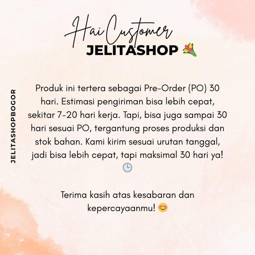 Promo Keira Dress By Jelita Bahan Barbara Ukuran M-Xxl