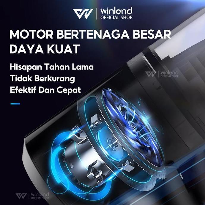 Ready Winland Penyedot Debu Penyedot Debu Mobil Yang Kuat Penyedot Debu Nirkabel Portabel Penyedot D