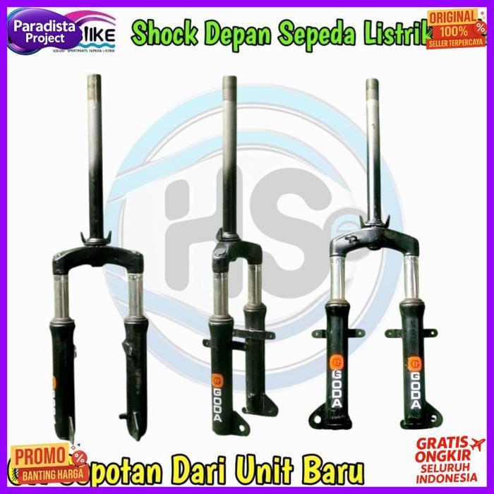 Exclusive Shock Depan Sepeda Listrik Goda Ori