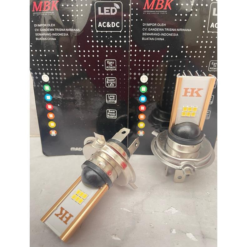 PROMO Bohlam led LUMINOS 9 nine h6 H4 Ls2 Ls3 Lampu Led Depan H6 Luminos LS2 Ls3 COB Laser Bebek Mat