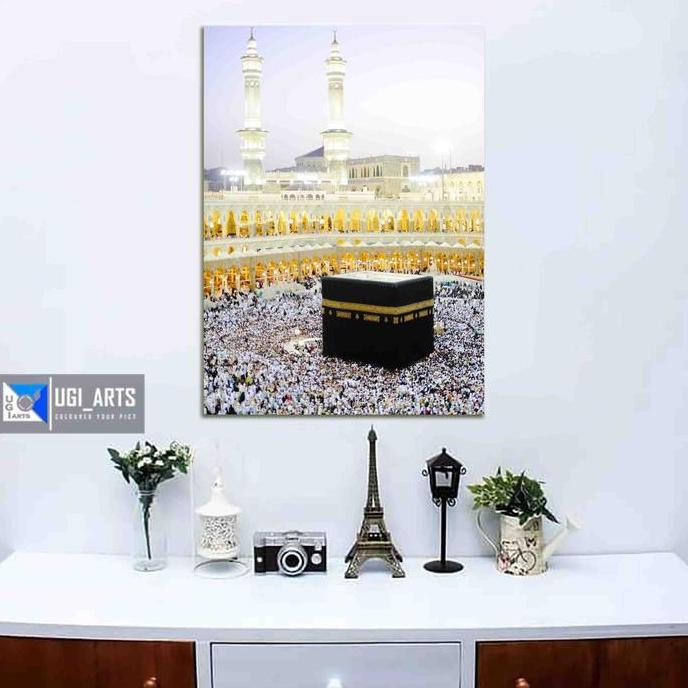 juraganresidelapan - hiasan dinding kabah kabah mekah masjidil haram aqso lukisan tawaf