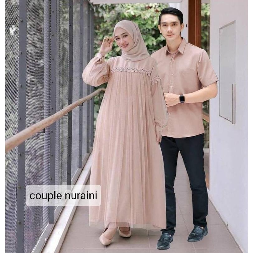 Murah  Xc - Maxi Nuraini / Couple Nuraini / Maxi Zoya / Dress Maxi Tile / Gamis Muslim Terbaru