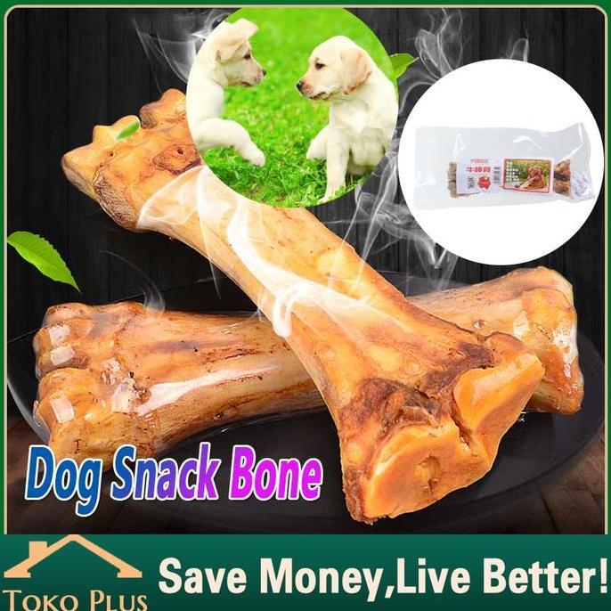 REVALCOM snack anjing tulang mainan anjing gigit Makanan Anjing tulang sapi