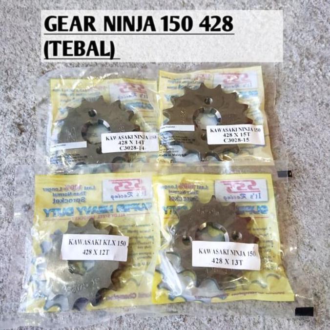 Promo SSS Gear Depan Ninja 150 250 R RR 415 428 520 Diskon