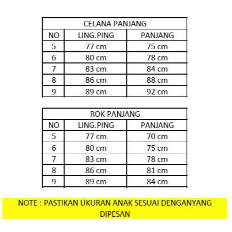 ROK PANJANG SERAGAM MUSLIM SD MERAH PUTIH - SERAGAM MURAH BISA COD 3.3