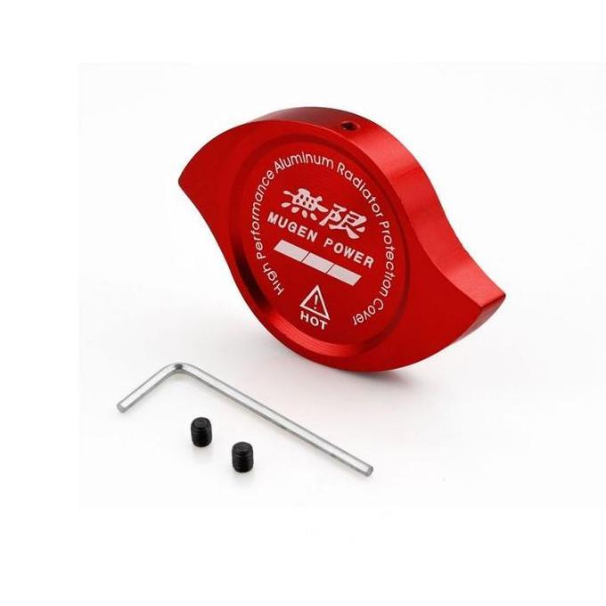 AKARAY Radiator Cap Tutup Radiator Mugen Tutup Radiator Arm Full Tutup Modifikasi Radiator Mobil Dan