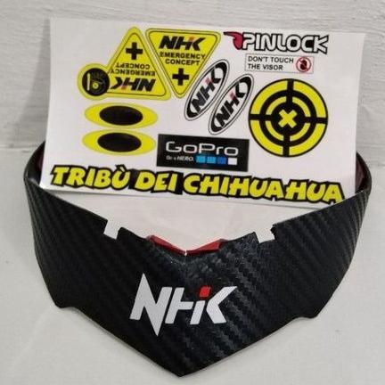 Sale Spoiler Helm NHK Rx9 Carbone + Stiker Visor Print Cut NHK
