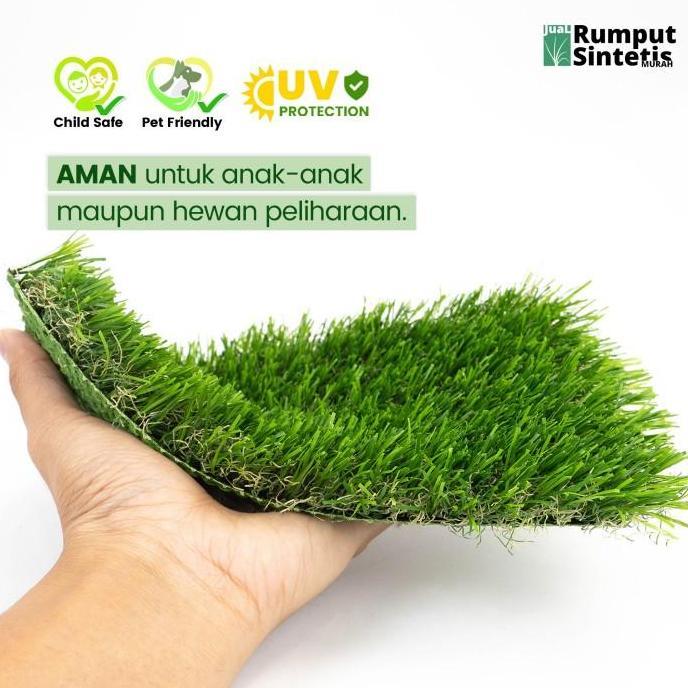 Karpet Rumput Sintetis, Rumput Palsu, Rumput Jepang 3cm