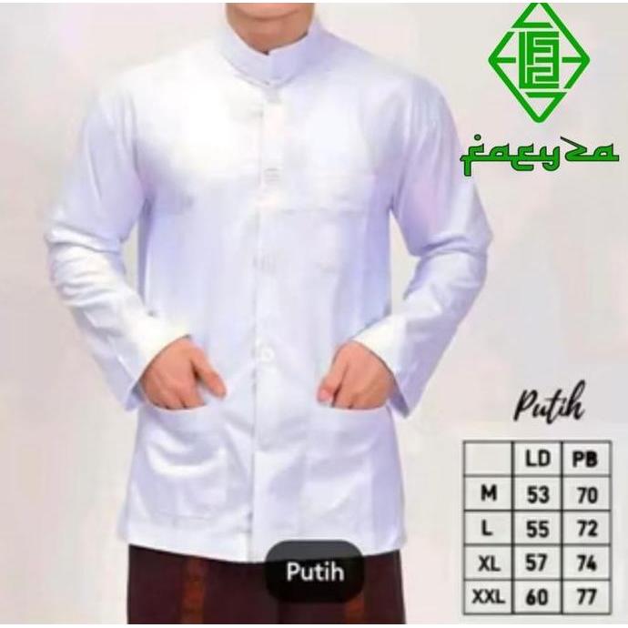 Termurah / Hot Sale Koko Haibah Ammu Original Premium Semi Jas Saku Depan Bahan Katun Madinah Alwafi