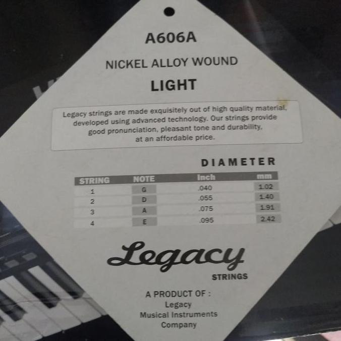 Altwill- Senar Gitar Bass Legacy 4 String /Senar Bass Electric Original