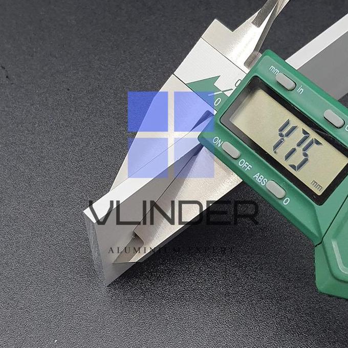 Waare- Plat Aluminium Strip 38 Mm X 4.5 Mm