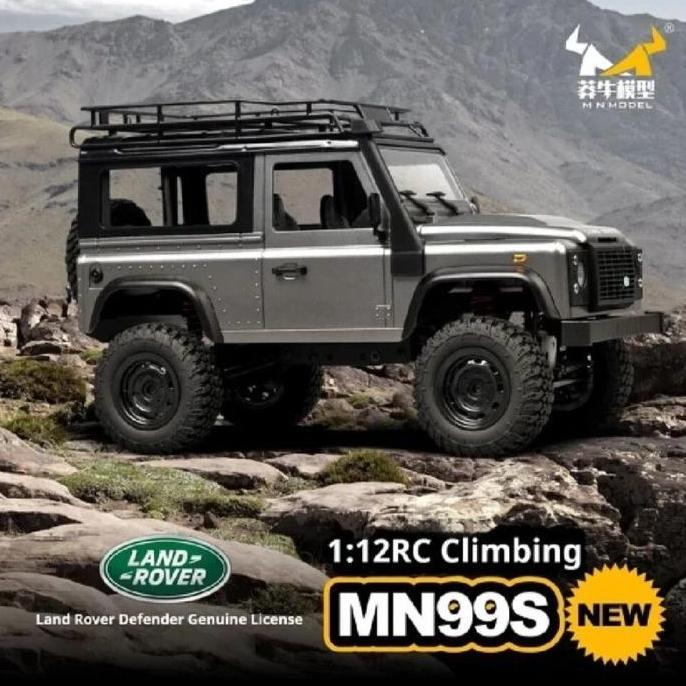 Wxyg- Rc Adventure Mobil Offroad Mn99S D99 Full Propo Defender Lampu Sein Ban Remote Control Baterai