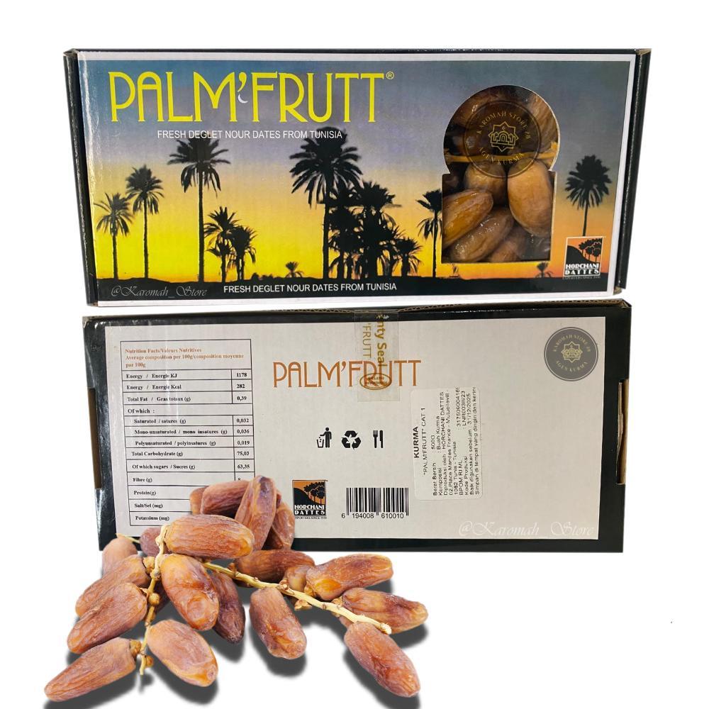 Kurma Palm'Frutt [500Gr] | Kurma Tunisia Tangkai Palm Fruit [Dus Palm'Frutt]