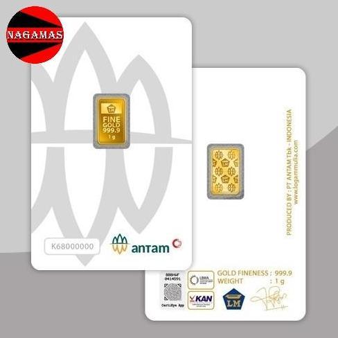 Kenjana_shop39 - ANTAM LOGAM MULIA CERTIEYE 1 GRAM, LM ANTAM CERTIEYE, EMAS BATANGAN KEPINGAN 1 GRAM
