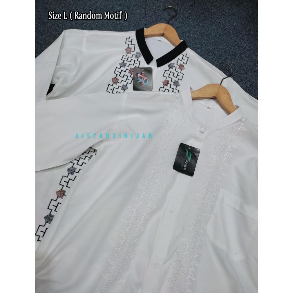 Discount Aisyah21Hijab | Baju Koko Lengan Panjang & Pendek | Dewasa & Remaja | White
