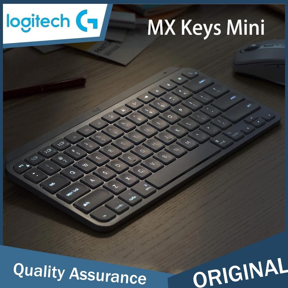Logitech MX Keys Mini Minimalist Wireless Illuminated Keyboard,, Bluetooth, Backlit, USB-C, Compatib