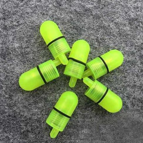 Lampu LED Pancing Sensor 10PCS Pendeteksi Strike dan Penanda Lokasi Kail Pelampung Malam Hari Otomat