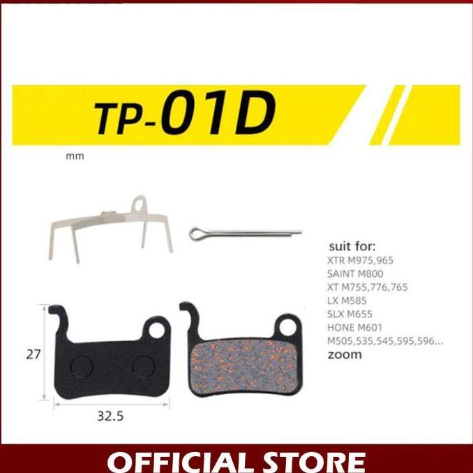 Murah Toopre TP-01D Kampas Rem Brake Pad Shimano XTR M975 Saint XT SLX Hone Non COD
