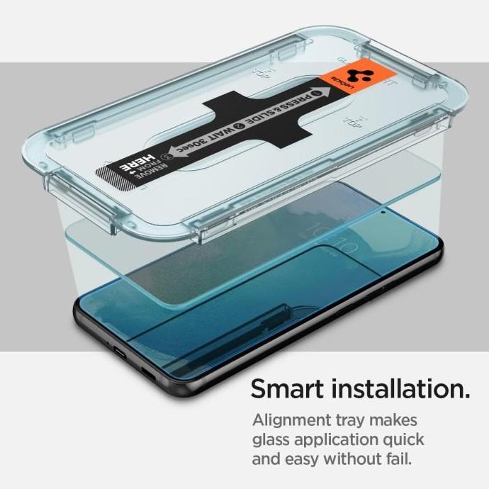 Tempered Glass Samsung Galaxy S22 Ultra Plus Spigen Glas tR EZ Fit