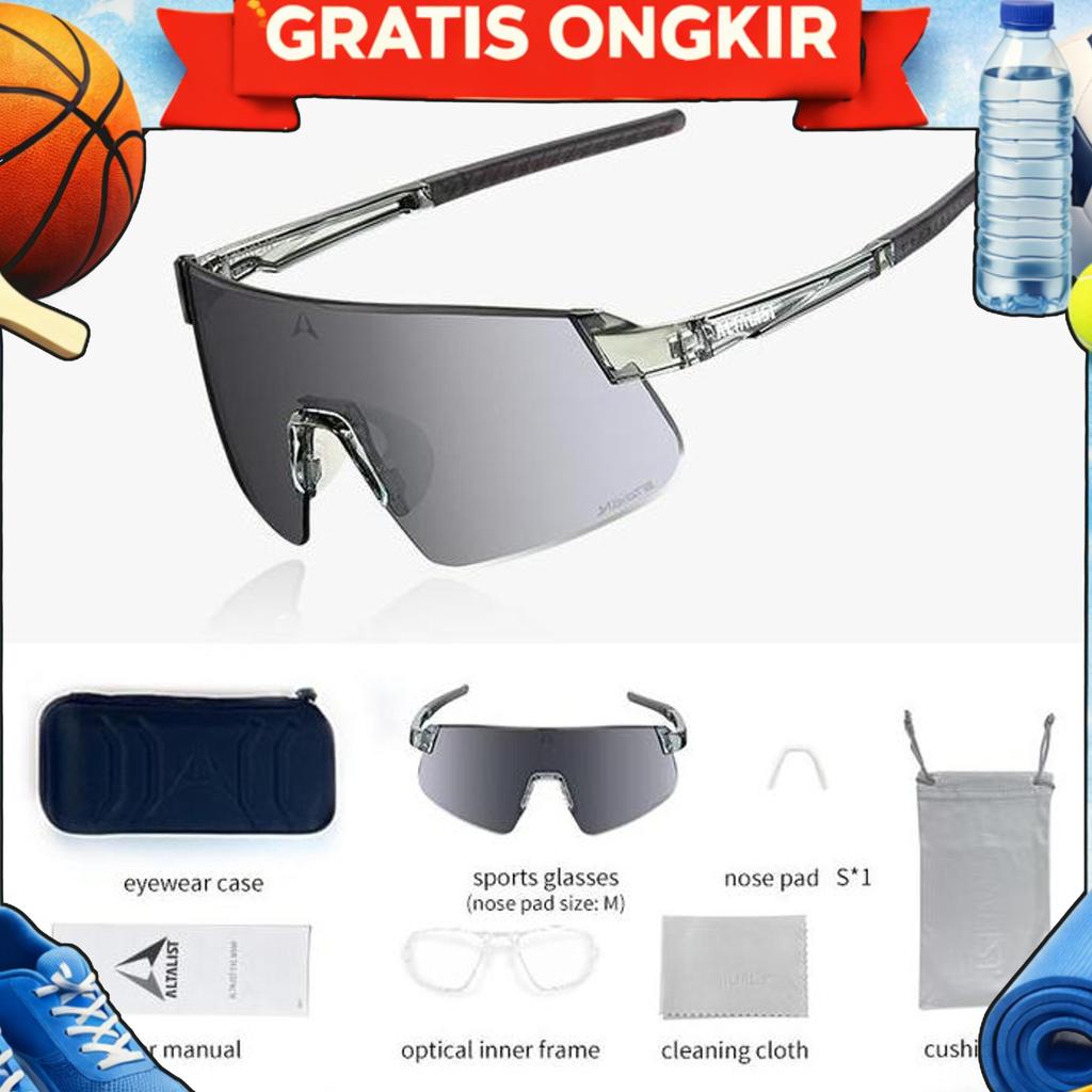 Altalist Hayate R2 Triathlon Photochromic Sunglasses -  Kacamata Sepeda / Running