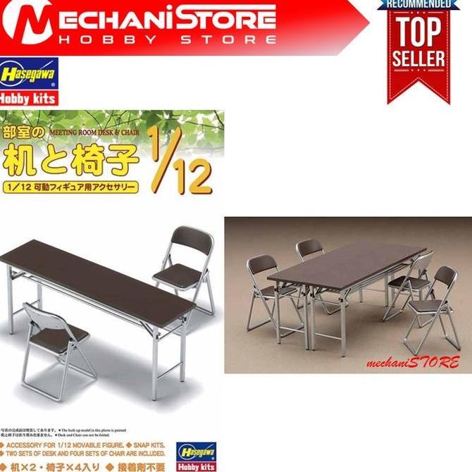 HASEGAWA 1/12 Meeting Room Desk and Chair Kit